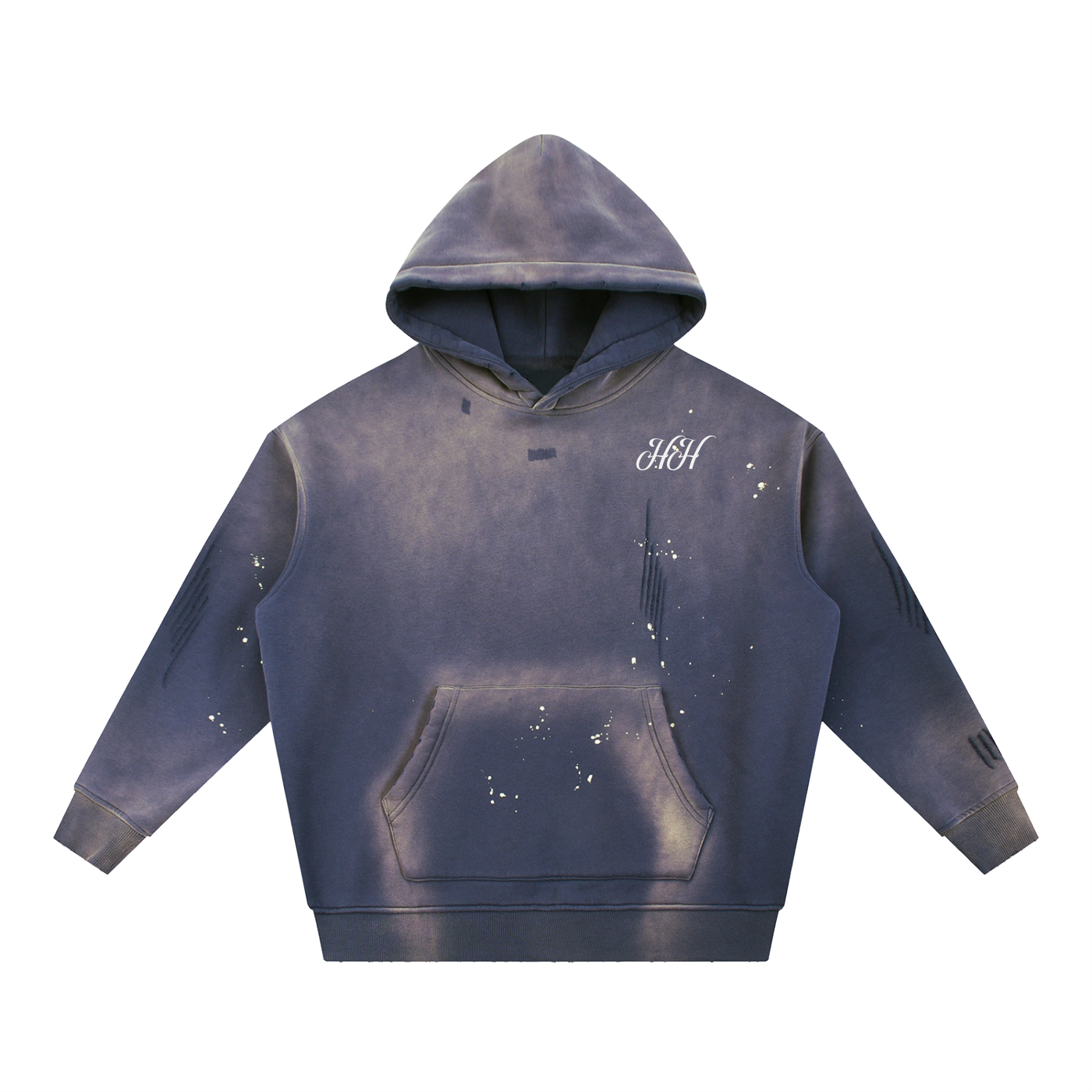 HH Vintage Washed Frayed Hoodie
