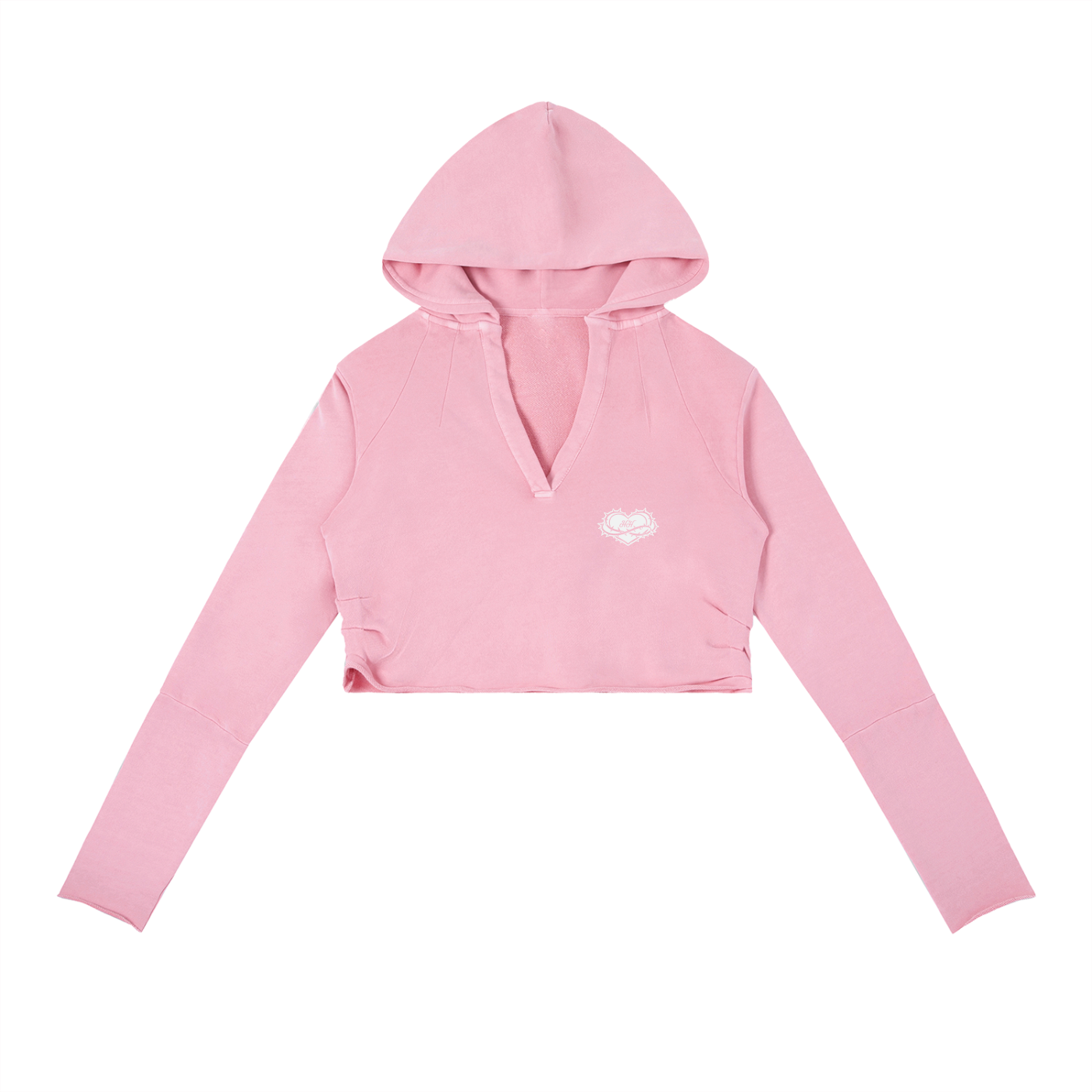 Hvmble Hearts Soft Serenity Cropped Hoodie