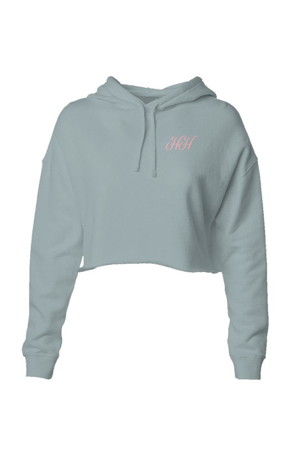 Hvmble Hearts "Sacred Bloom Crop Hoodie"