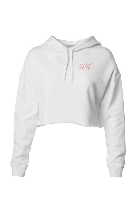 Hvmble Hearts "Sacred Bloom Crop Hoodie"