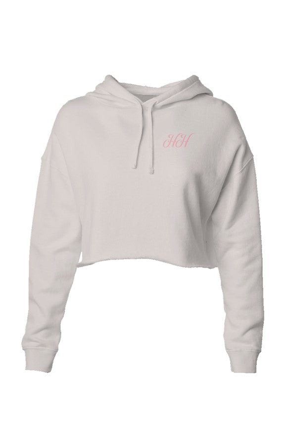 Hvmble Hearts "Sacred Bloom Crop Hoodie"