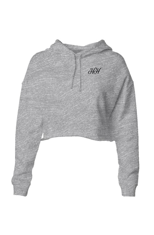Hvmble Hearts "Sacred Bloom Crop Hoodie"