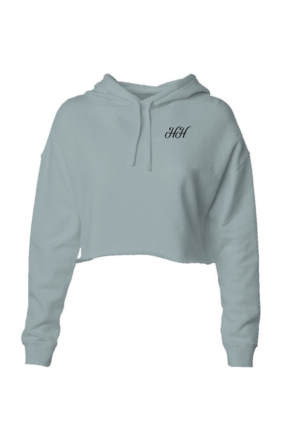 Hvmble Hearts "Sacred Bloom Crop Hoodie"