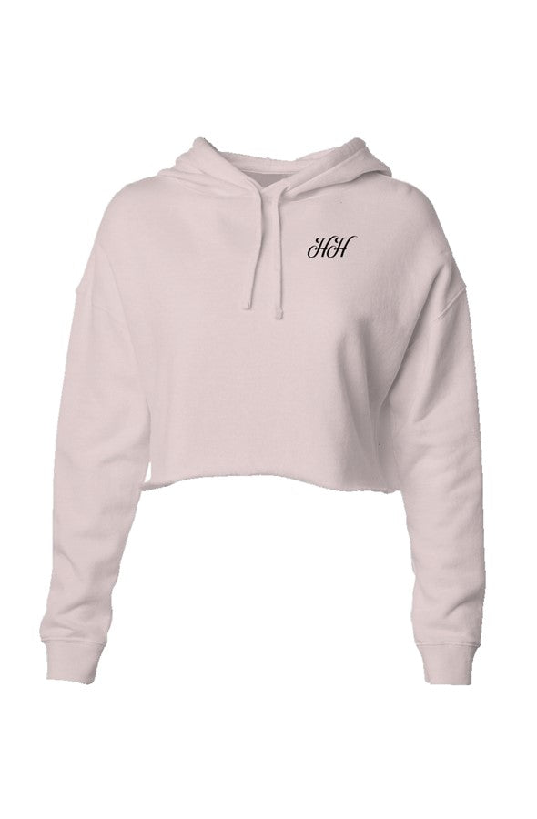 Hvmble Hearts "Sacred Bloom Crop Hoodie"