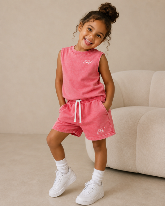 Hvmble Hearts Snow Wash Kids Tank