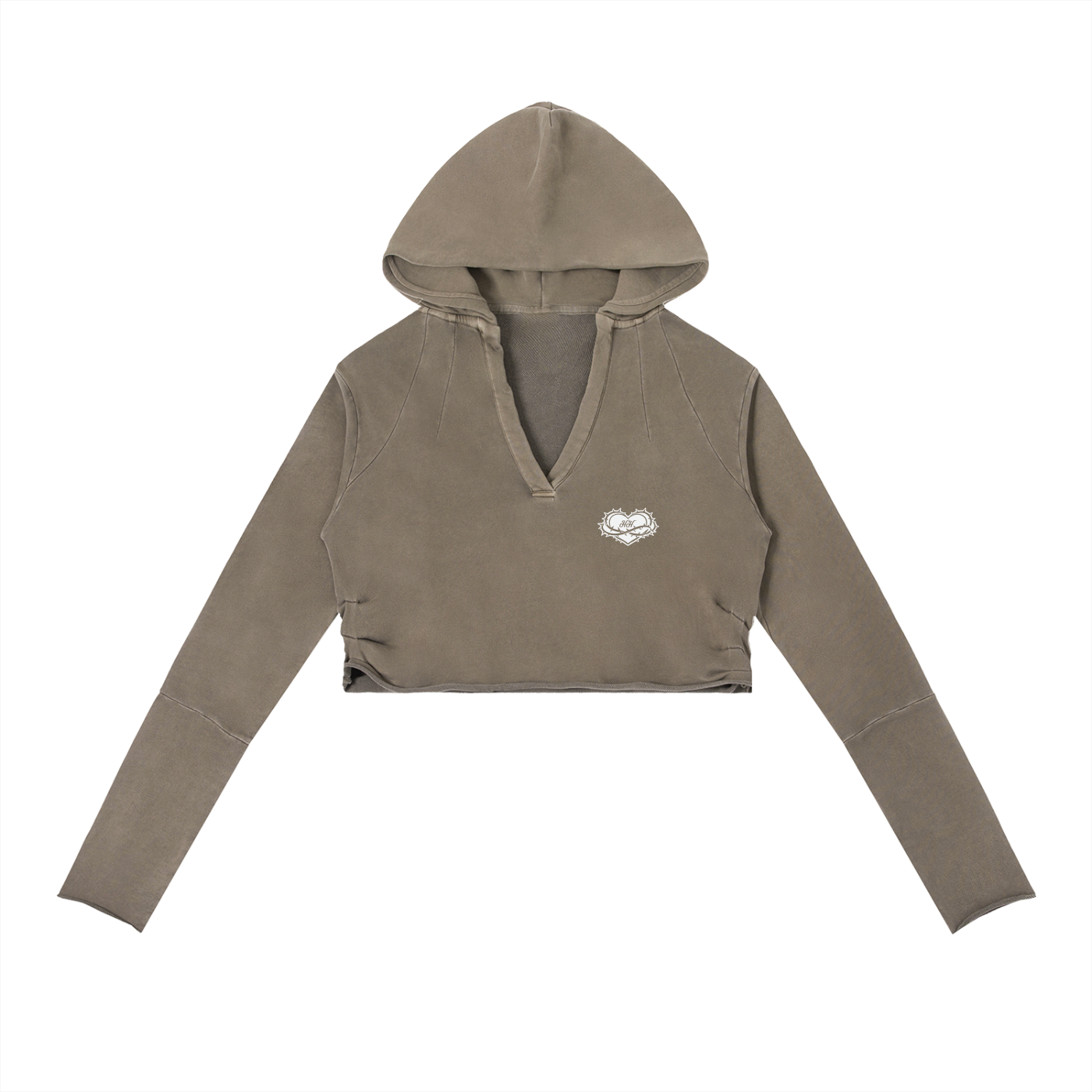 Hvmble Hearts Soft Serenity Cropped Hoodie