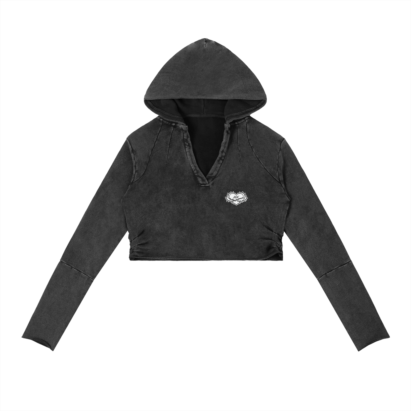 Hvmble Hearts Soft Serenity Cropped Hoodie